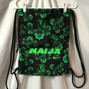 Nike NAIJA Two Tone Activewear Athletic Sport Cut Gym Bag